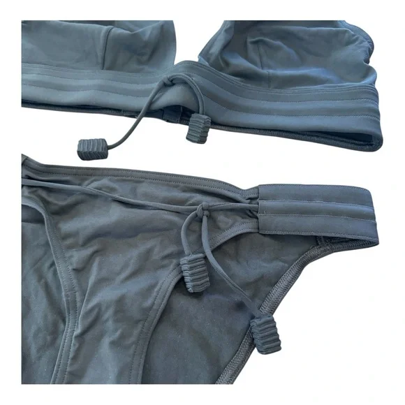 Eres Yuzu Mika Bra Swim Top and Bangcha Mika Swim Briefs in Caviar NWT